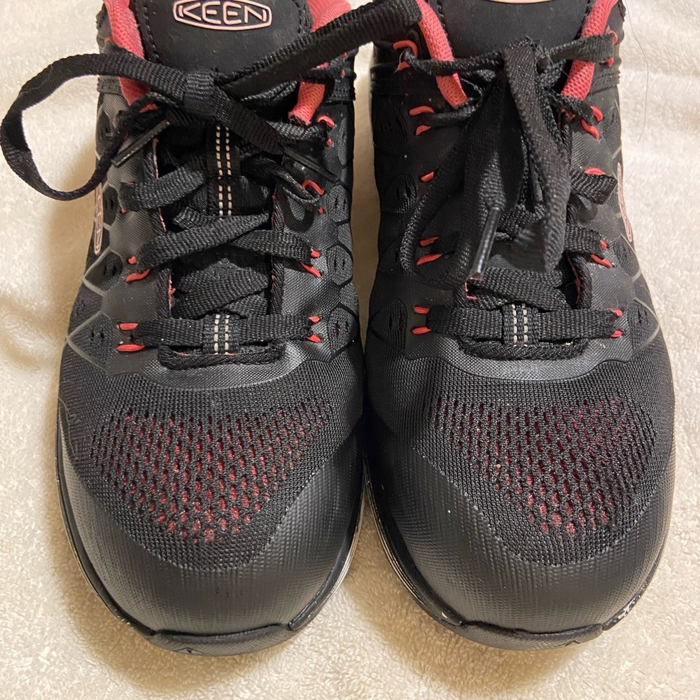 Keen work shoes.